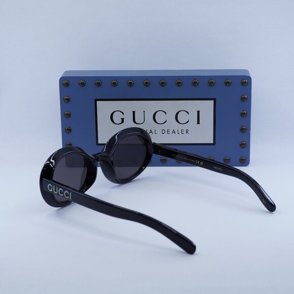 Final Price! Gucci GG1722SA 001 Black Grey Sunglasses - Picture 9 of 11
